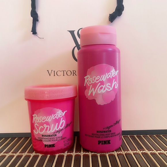 Body Scrub Pink Water Lotion Victoria's Secret PINK Cucumber Water